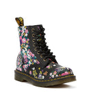 1460 - Floral Black Boots