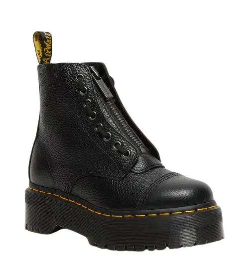 Sinclair - Black Milled Nappa Boots Dr Martens