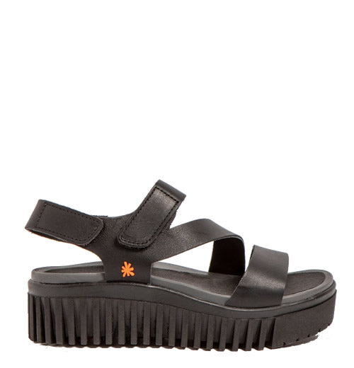 ART 1573 Brighton - Black Sandal