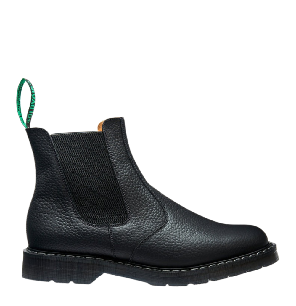 Dealer Boot - Black Greasy Grain Solovair