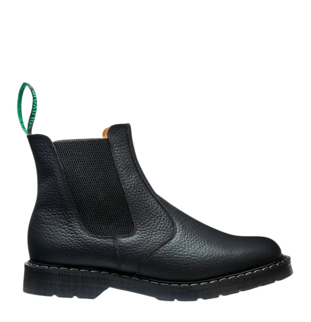 Solovair Dealer Boot - Black Greasy Grain Solovair