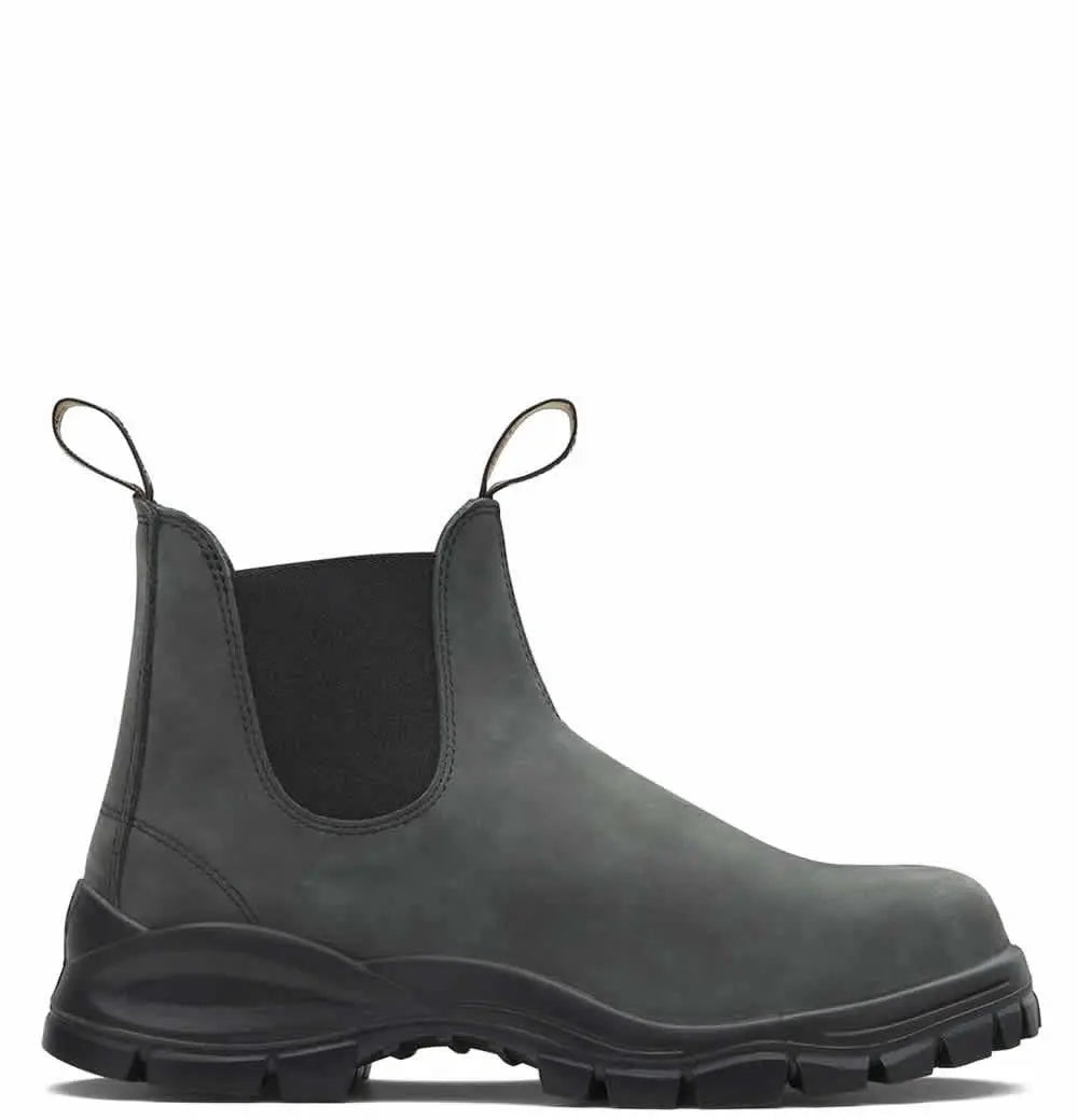 2238 - Rustic Black Boots Blundstone