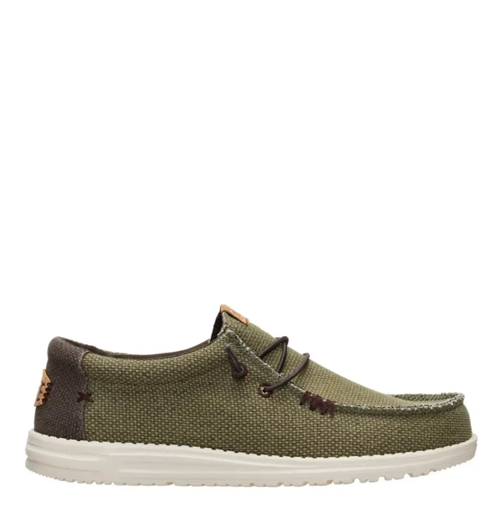 40003 Wally Braided - Burnt Olive Hey Dude