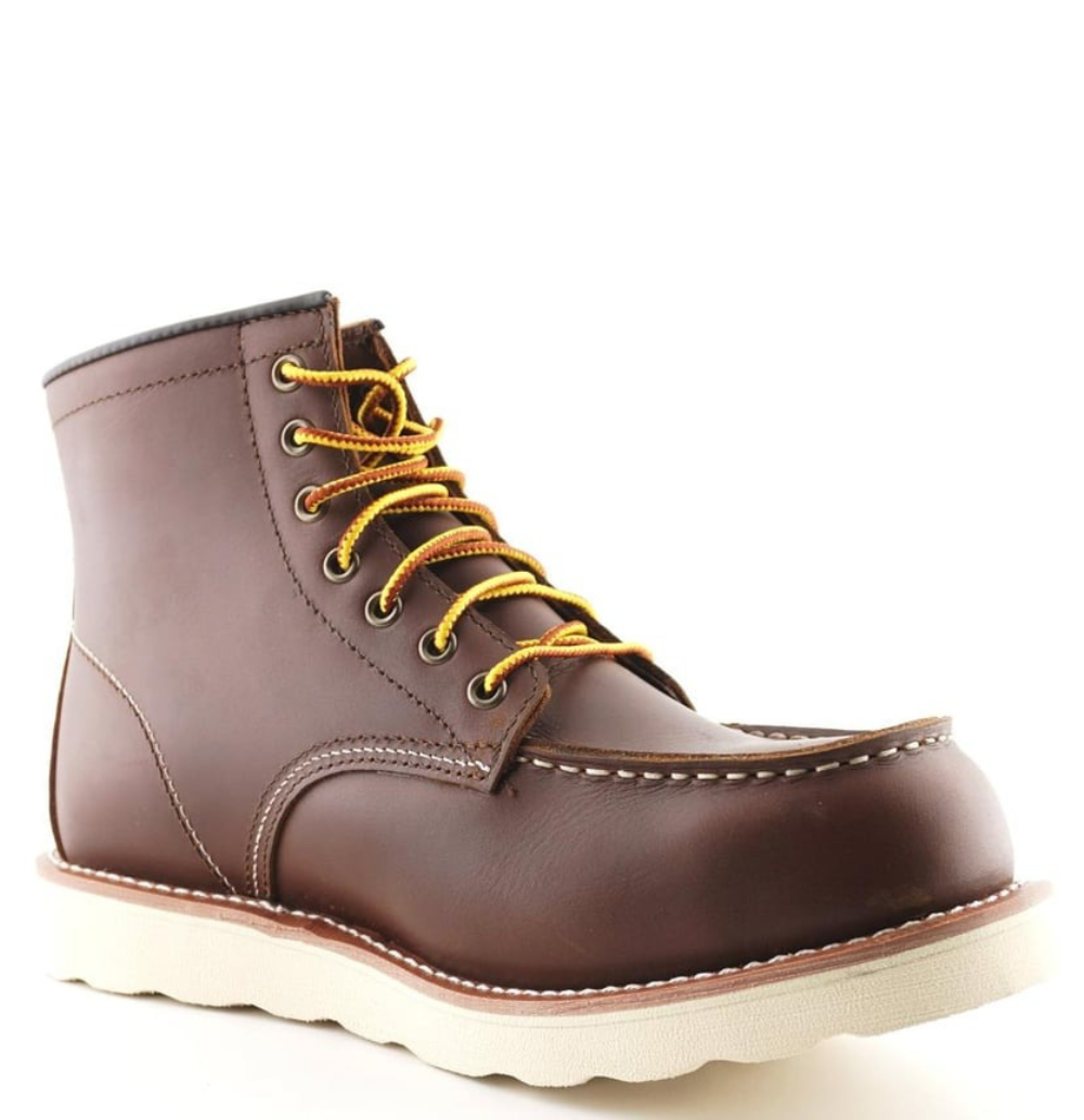 Alpha Steel Toe - Brown Grinders