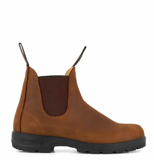 562 - Saddle Brown Leather Boots Blundstone