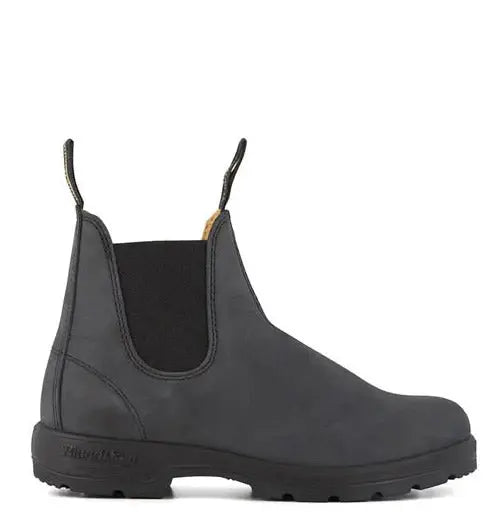 587 - Rustic Black Boots Blundstone