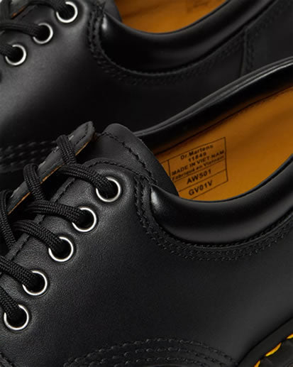 Dr Martens 8053 Black Nappa Leather Shoes The Boot Company