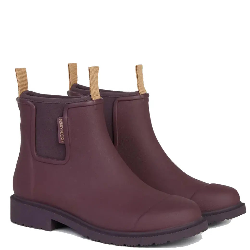 Merry People Bobbi Waterproof Boots - Dark Cherry Merry People