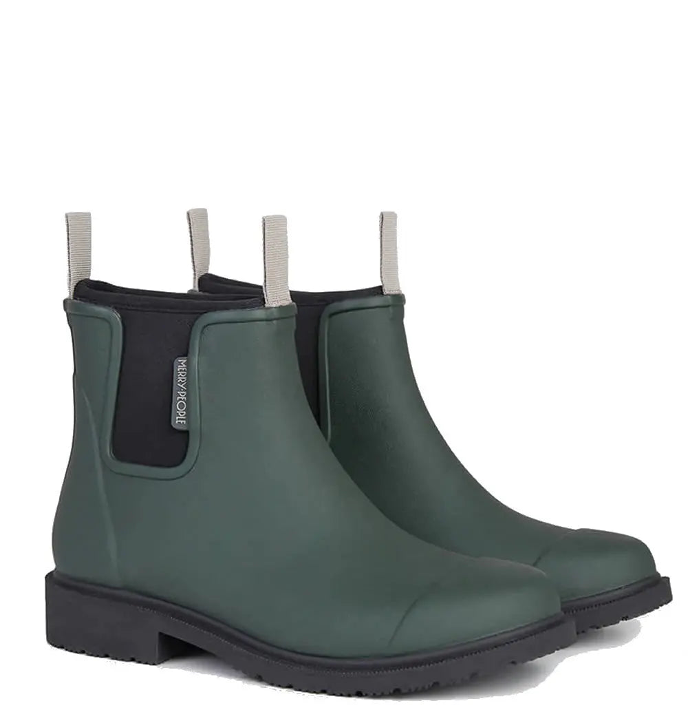 Merry People Bobbi Waterproof Boots - Forest Green Merry People