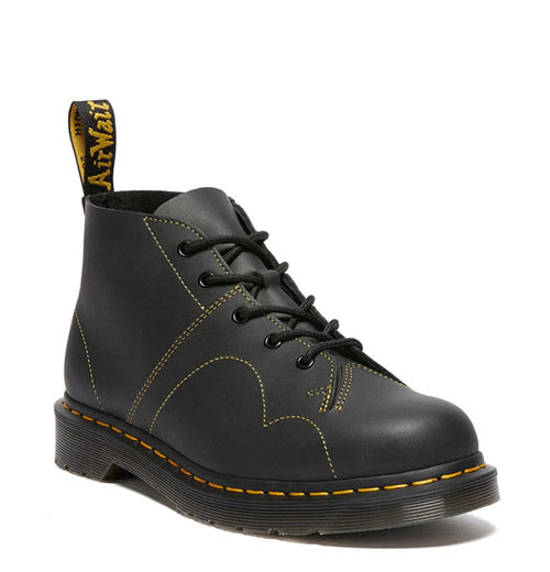 Church Monkey - Black Greasy Boots