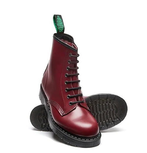 Solovair Derby Boot Oxblood Leather The Boot Company
