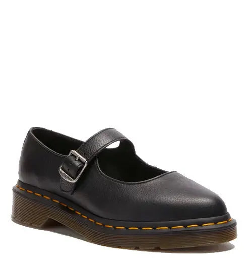 Elphie MJ - Black Virginia Shoes Dr Martens