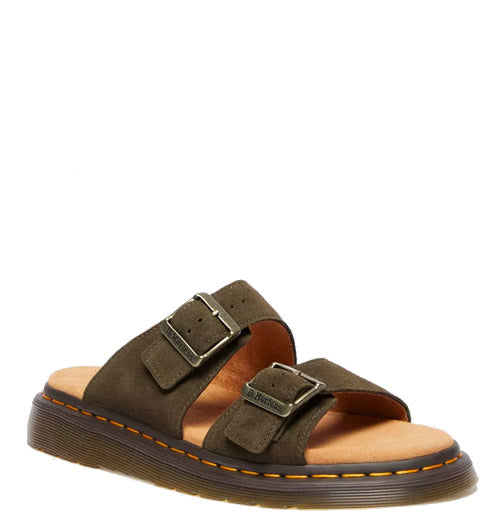 Josef - Olive Suede Sandals