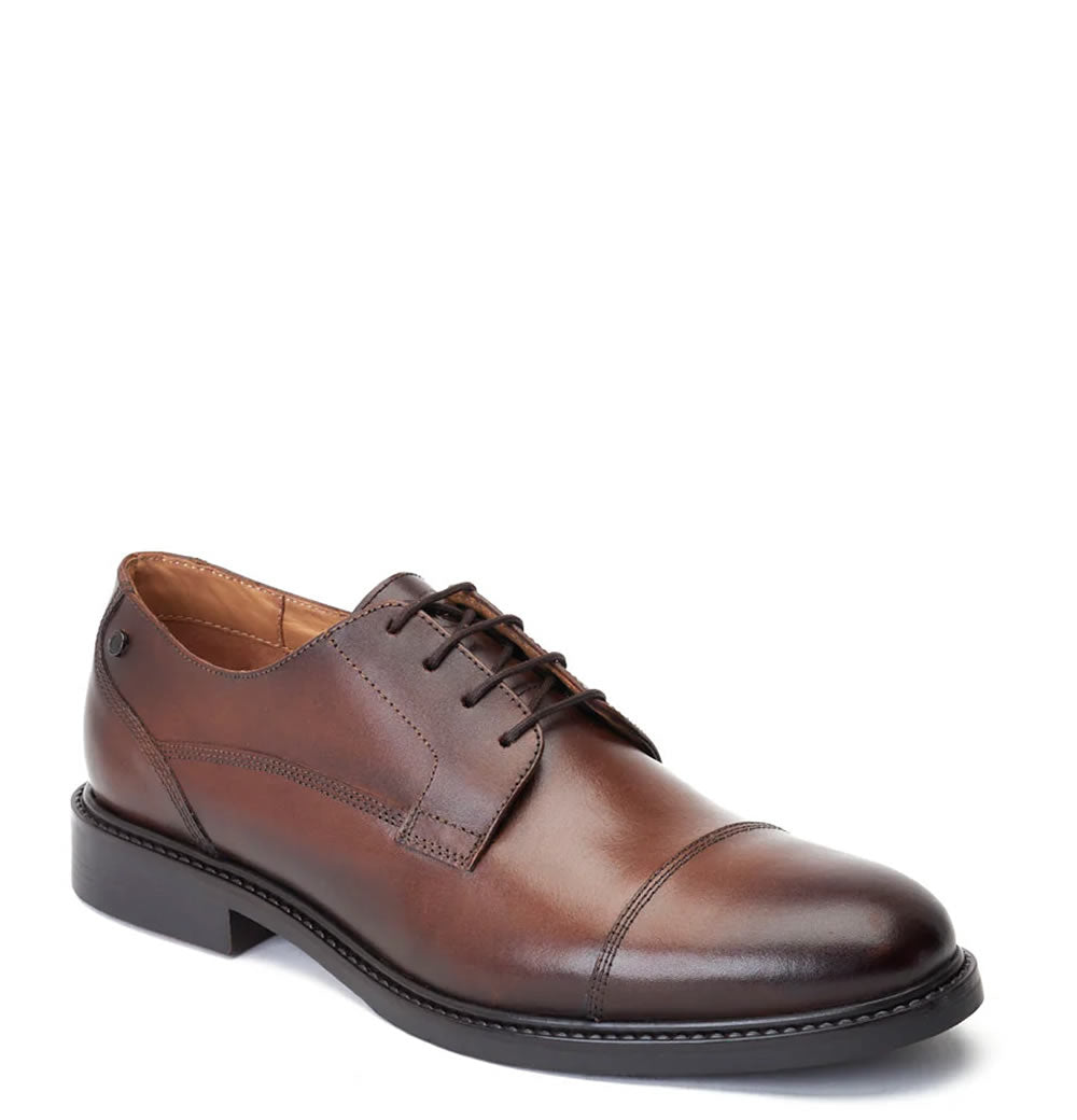 Magnus - Waxy Brown Derby Shoes