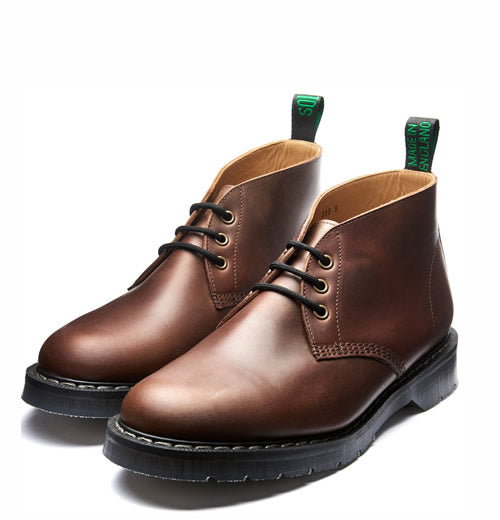 Solovair 3 Eye Chukka Gaucho Leather The Boot Company