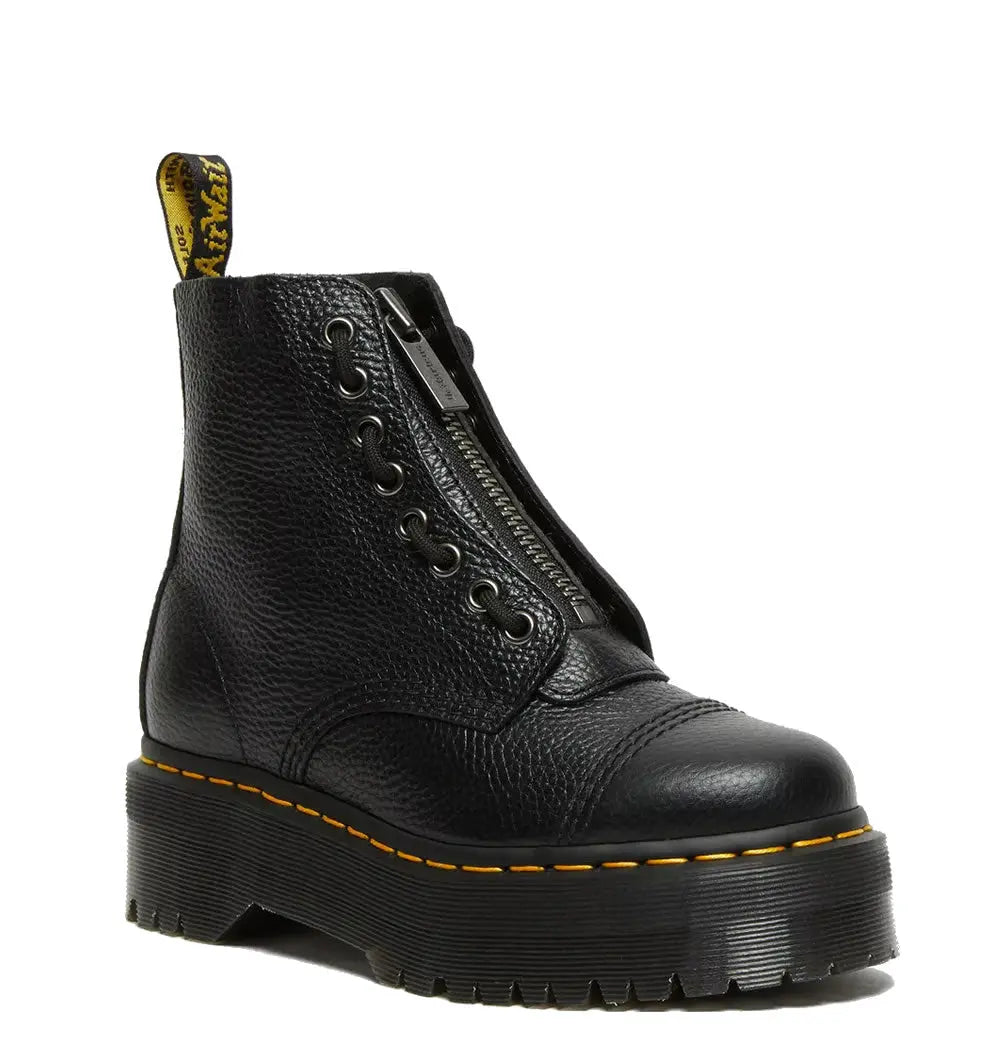 Sinclair - Black Nappa Boots Dr Martens
