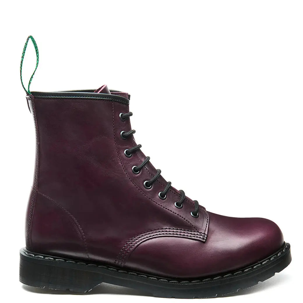 Derby Boot - Gaucho Burgundy Leather Solovair