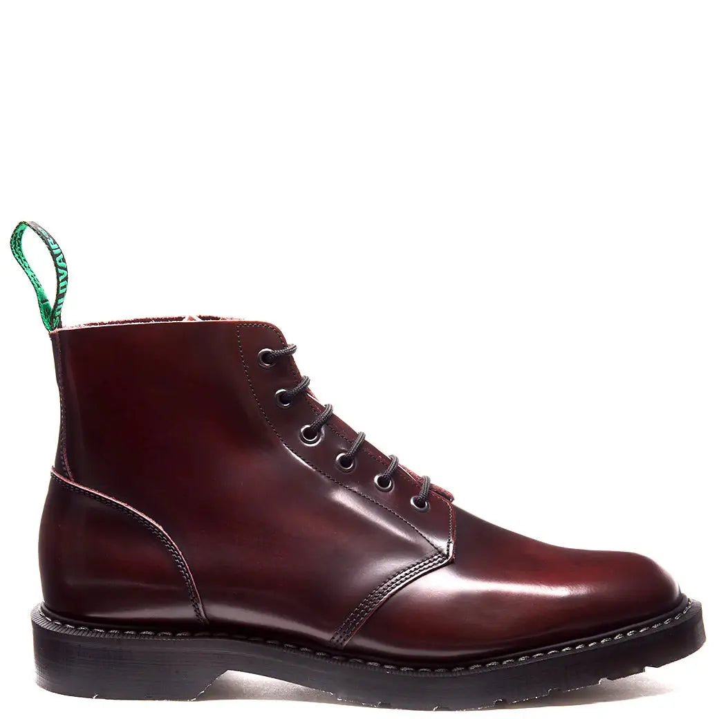 Astronaut Boot - Burgundy Rub-off Solovair