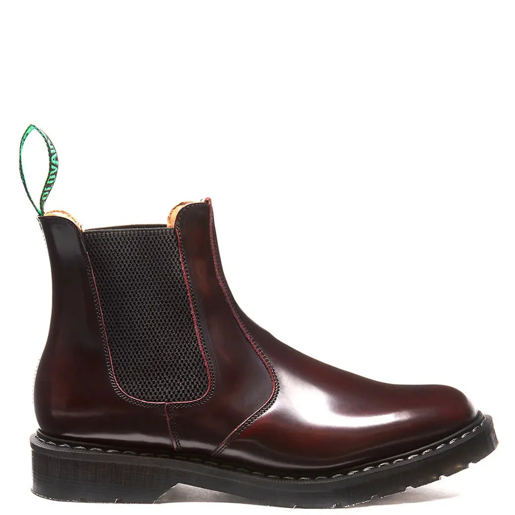 Dealer Boot - Burgundy Rub-Off Solovair
