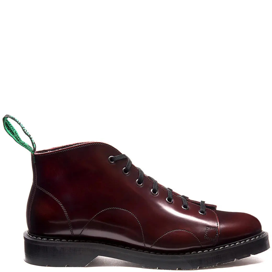 Monkey Boot - Burgundy Rub-Off Solovair