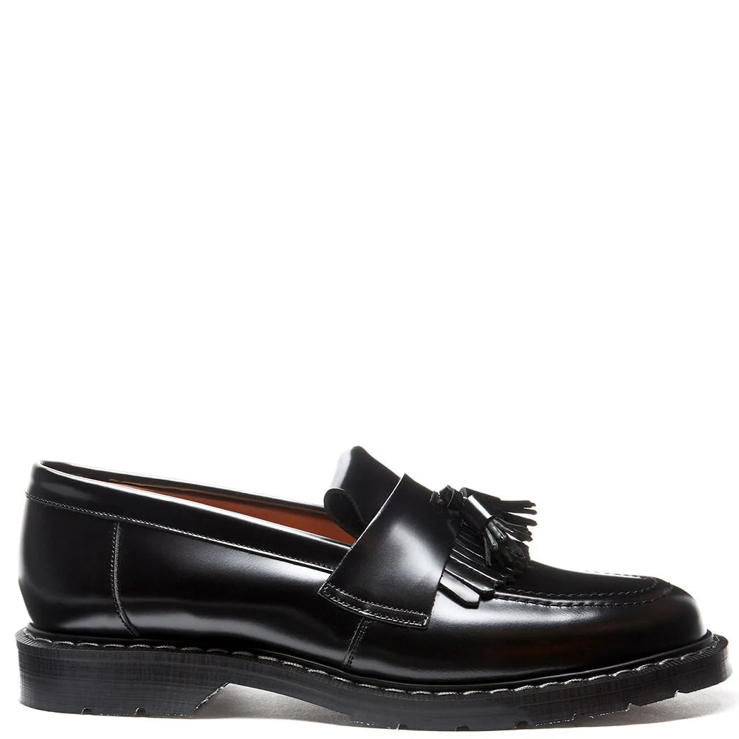 Tassel Loafer - Black Leather Shoes