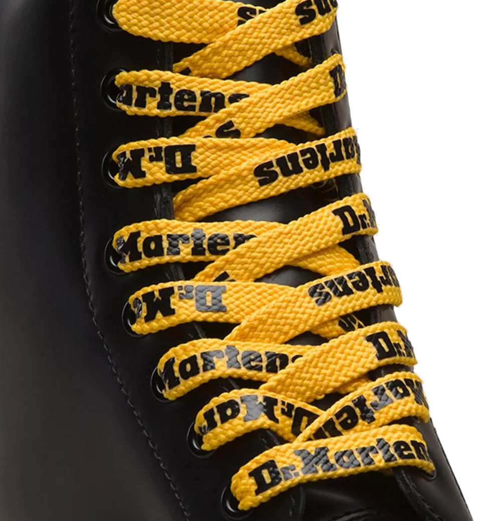 140cm Flat Laces - Yellow Dr Martens