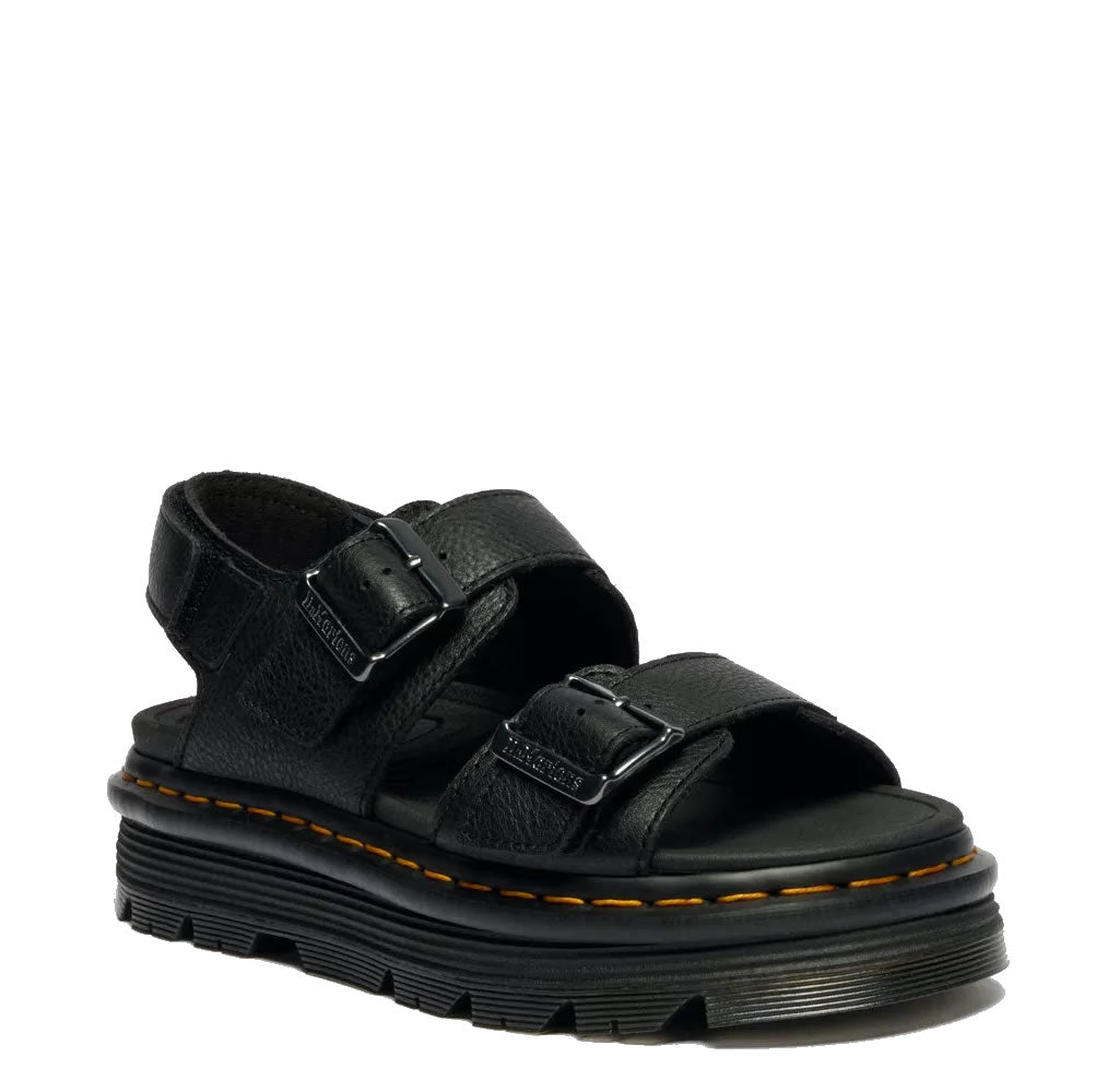 Zebzag - Black Pisa Womans Adjustable Sandal Dr Martens