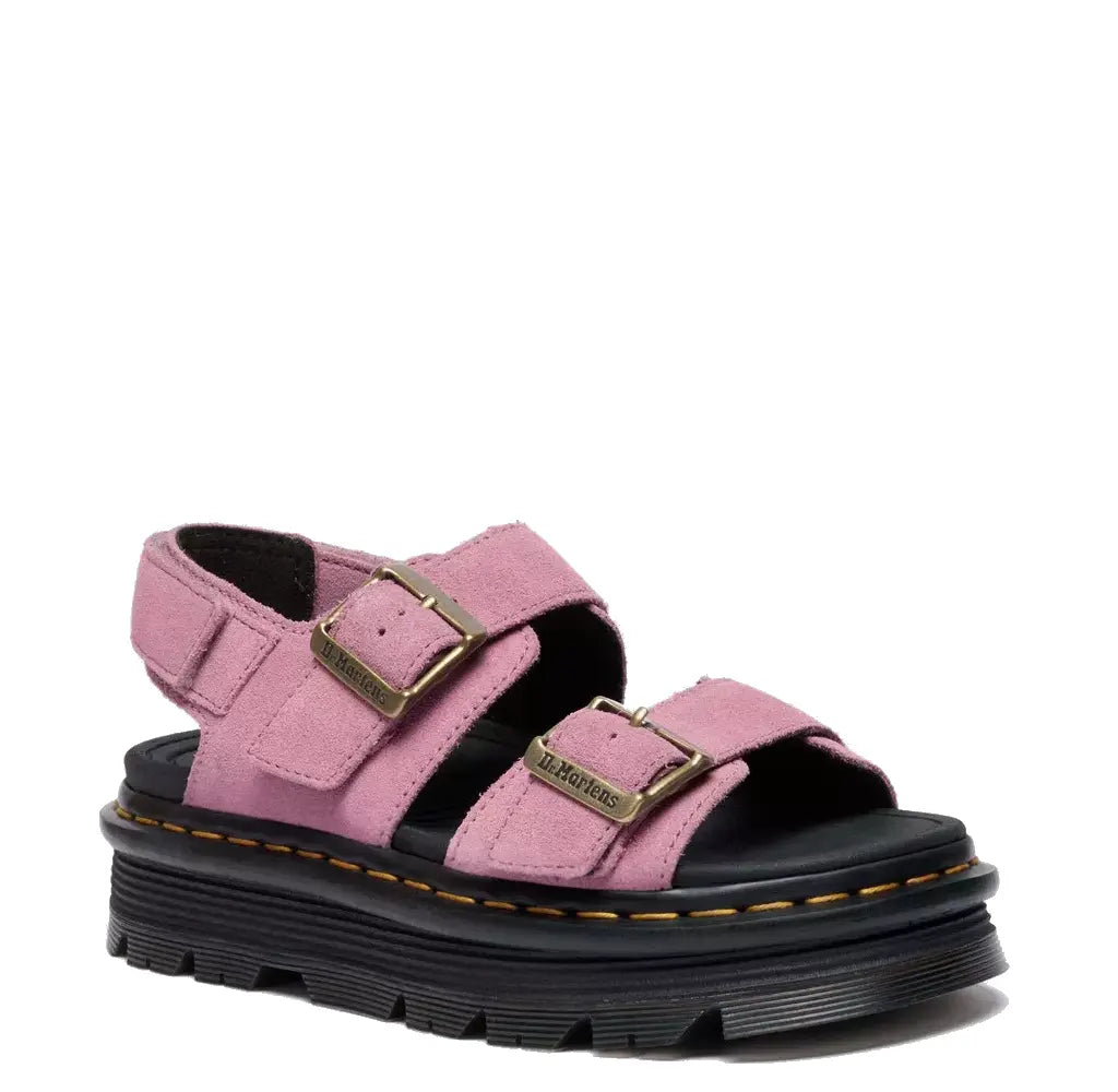 Zebzag - Dusty Rose Womans Adjustable Sandal Dr Martens
