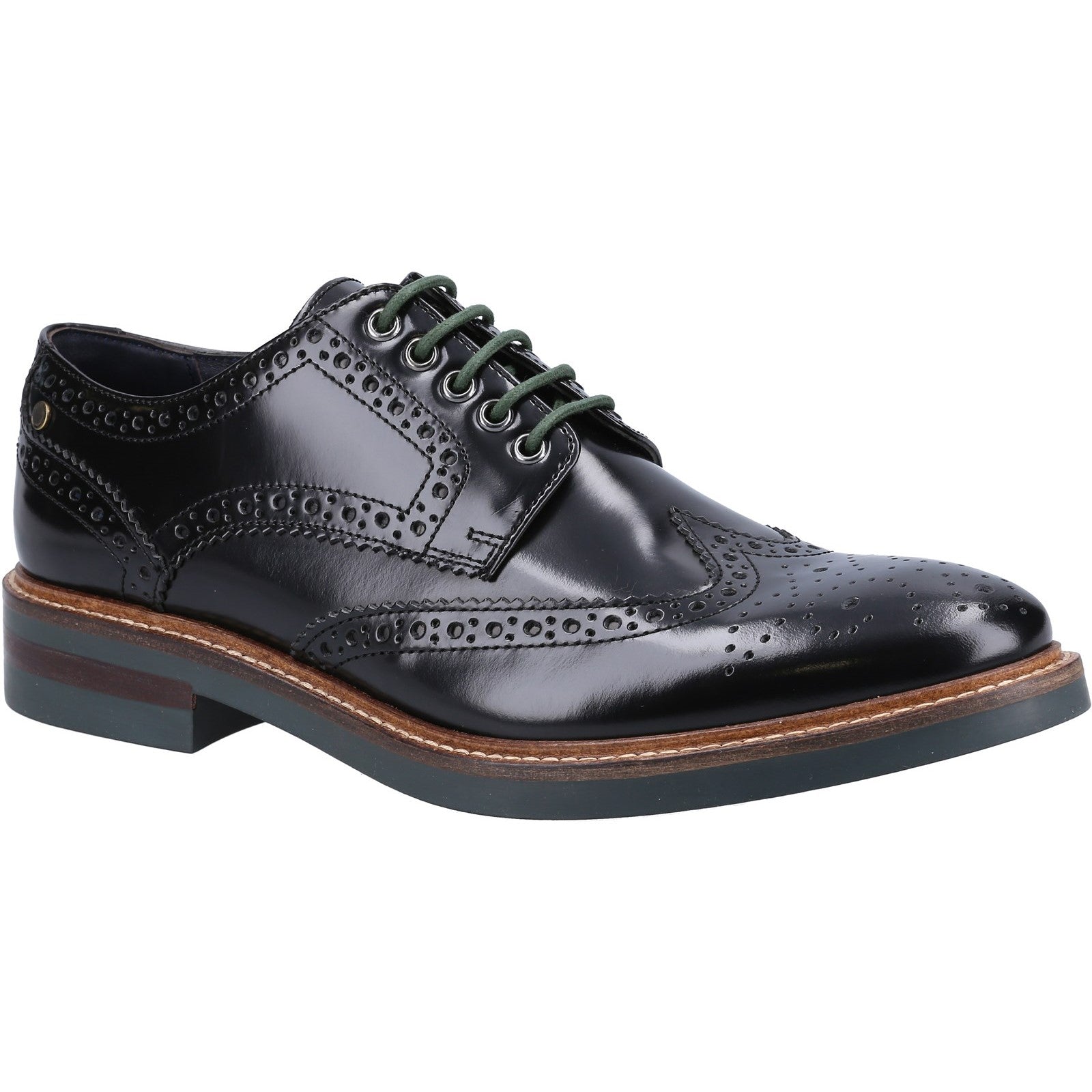 Woburn Hi-Shine Brogue Shoe Base London