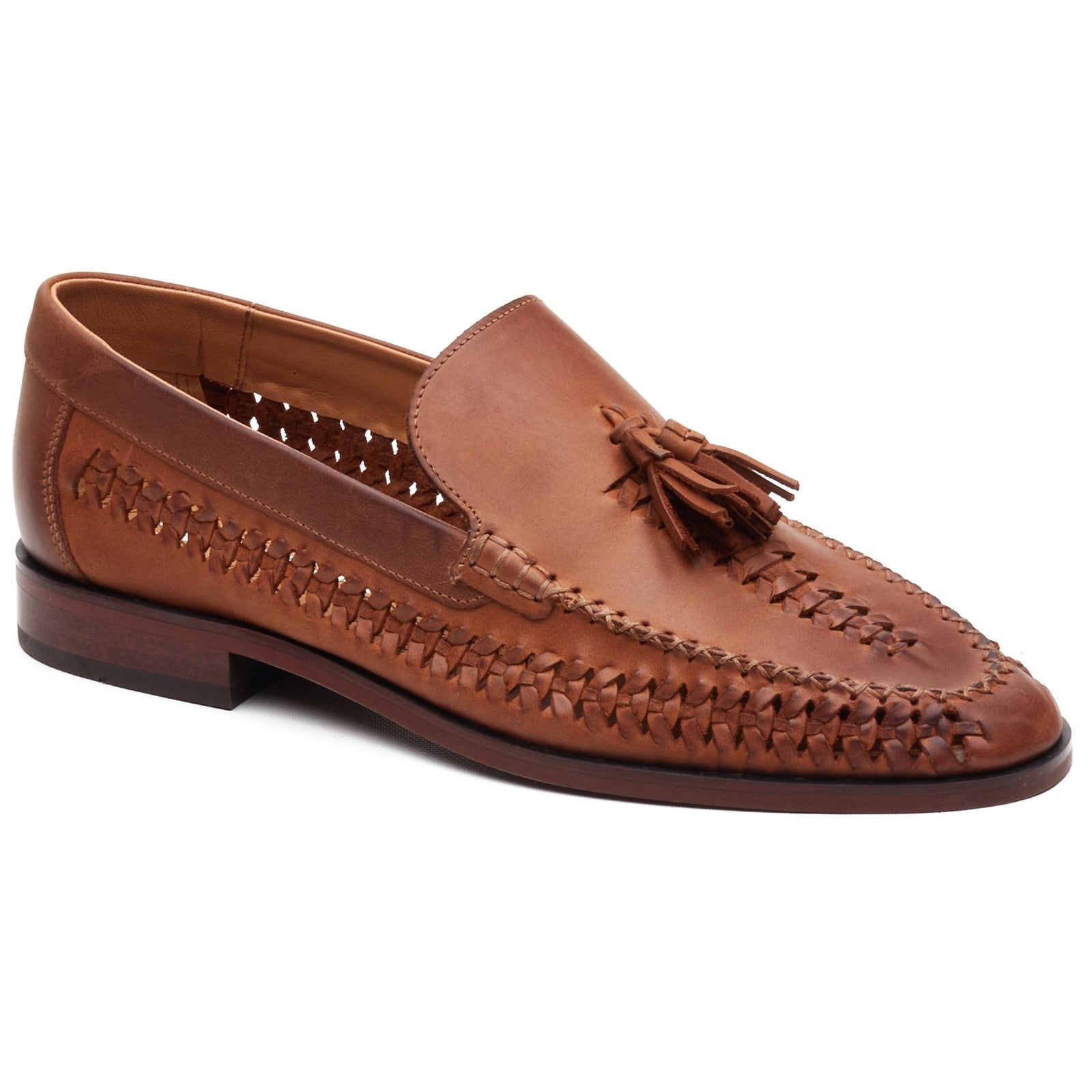Bracken Leather Weave Loafer Base London