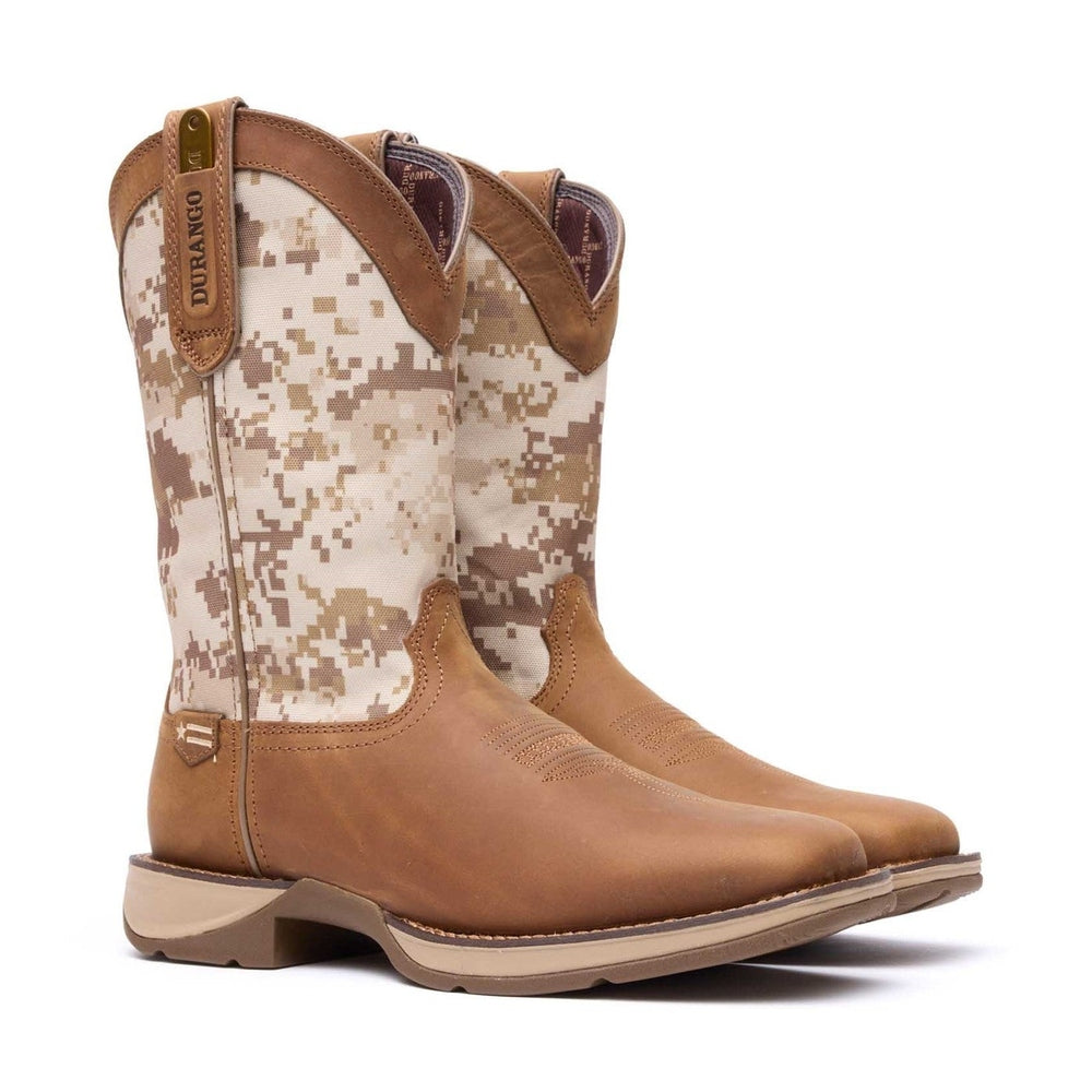 Rebel by Durango Desert Camo Pull-on Western Boot Durango