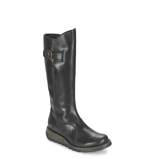 Mol 2 - Black Leather Fly London