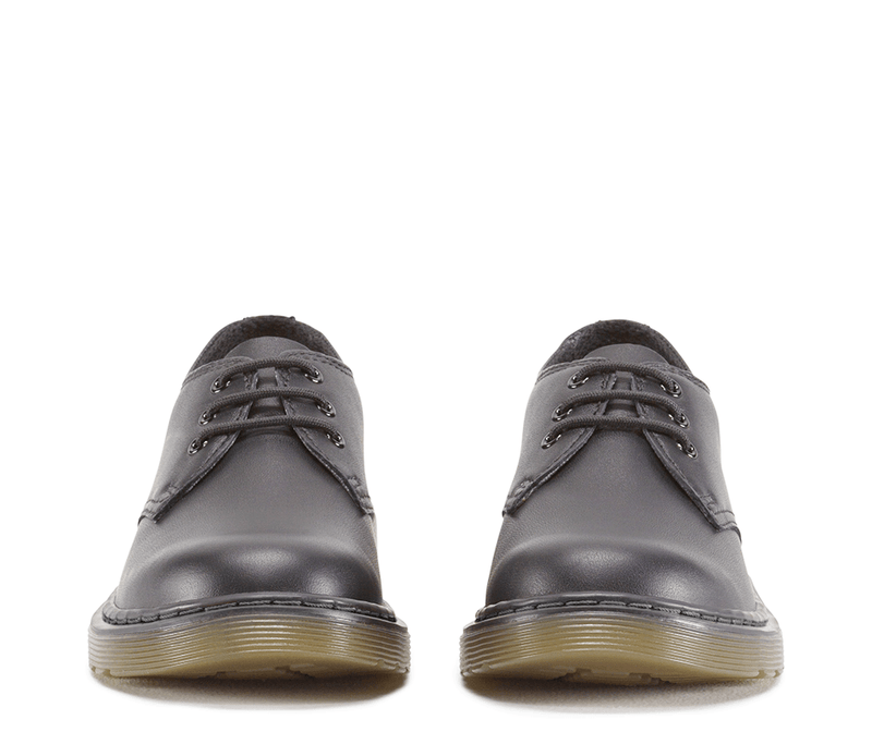 Everley Kid's - Black Leather - The Boot Company