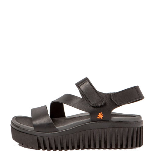 ART 1573 Brighton - Black Sandal