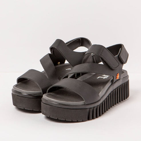 ART 1573 Brighton - Black Sandal