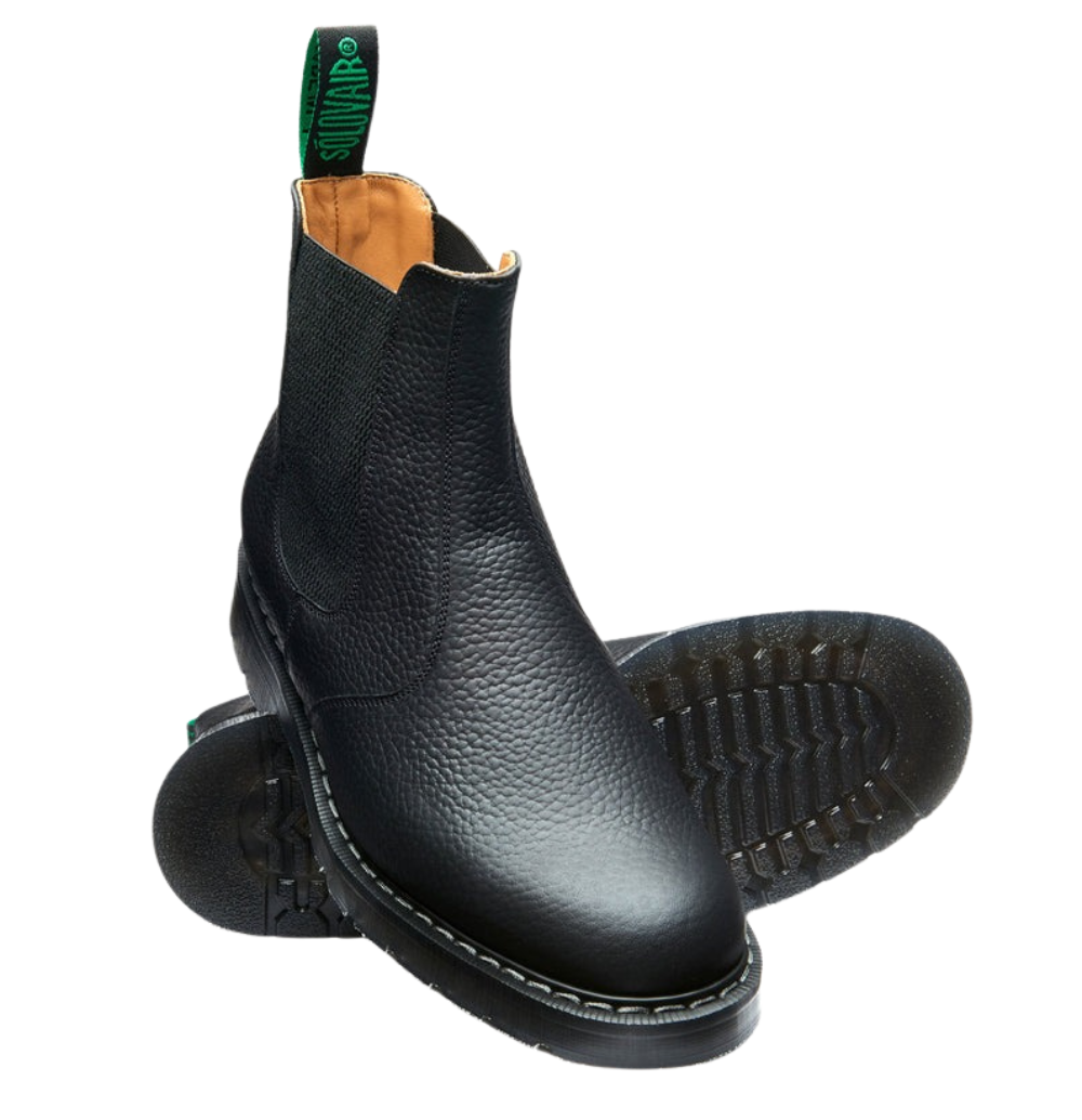 Dealer Boot - Black Greasy Grain