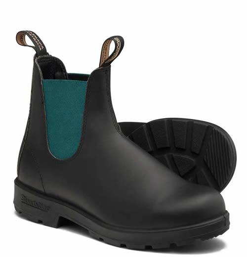 2307 - Teal Black Boots