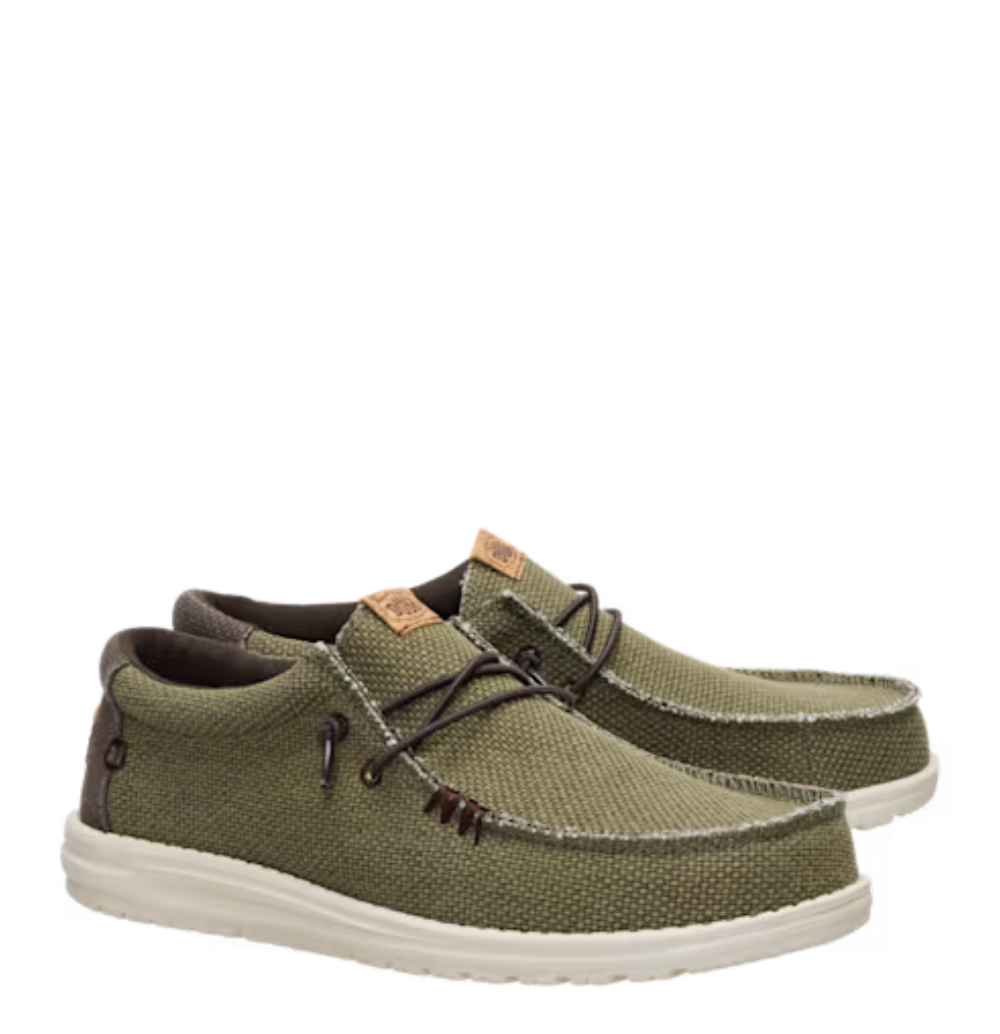 40003 Wally Braided - Burnt Olive Hey Dude