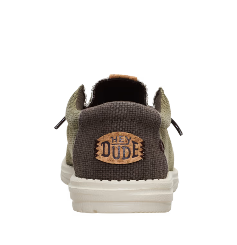 40003 Wally Braided - Burnt Olive Hey Dude