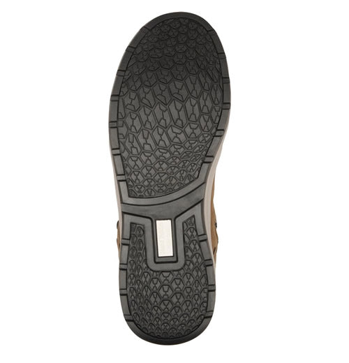 3056 Brown - Side Zip Safety Boot