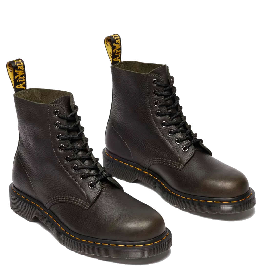 1460 Ambassador - Forest Green Leather Boots