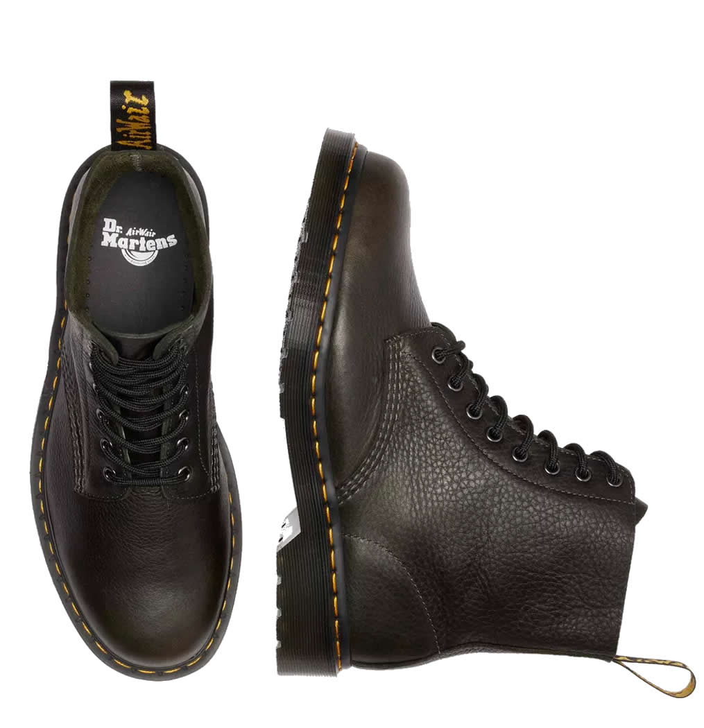 1460 Ambassador - Forest Green Leather Boots