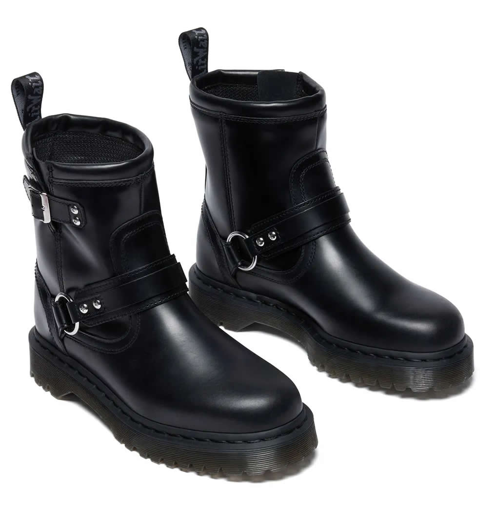 Anistone Hrns - Hi Shine Black Leather