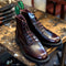 Astronaut Boot - Burgundy Rub-off