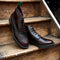 Astronaut Boot - Burgundy Rub-off