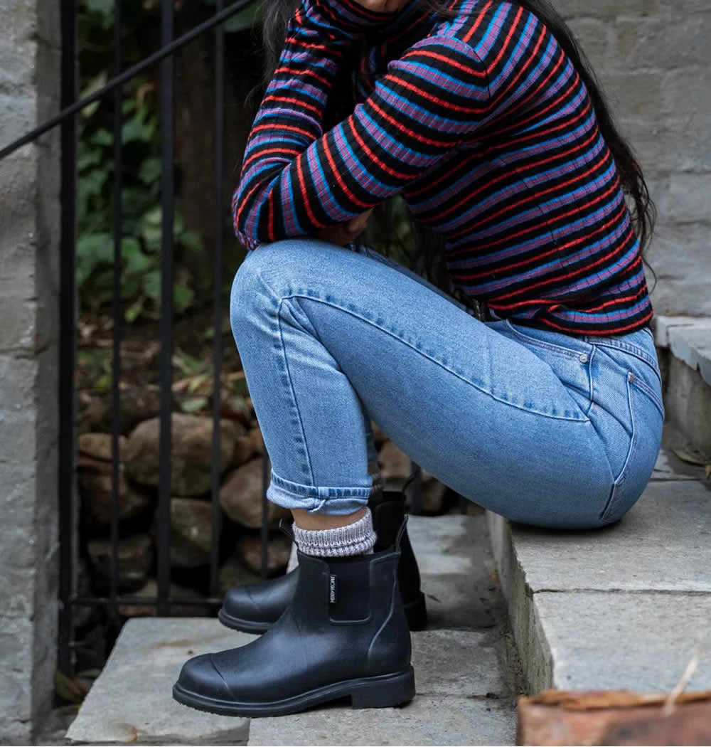 Bobbi Ankle Boot - Black & Black