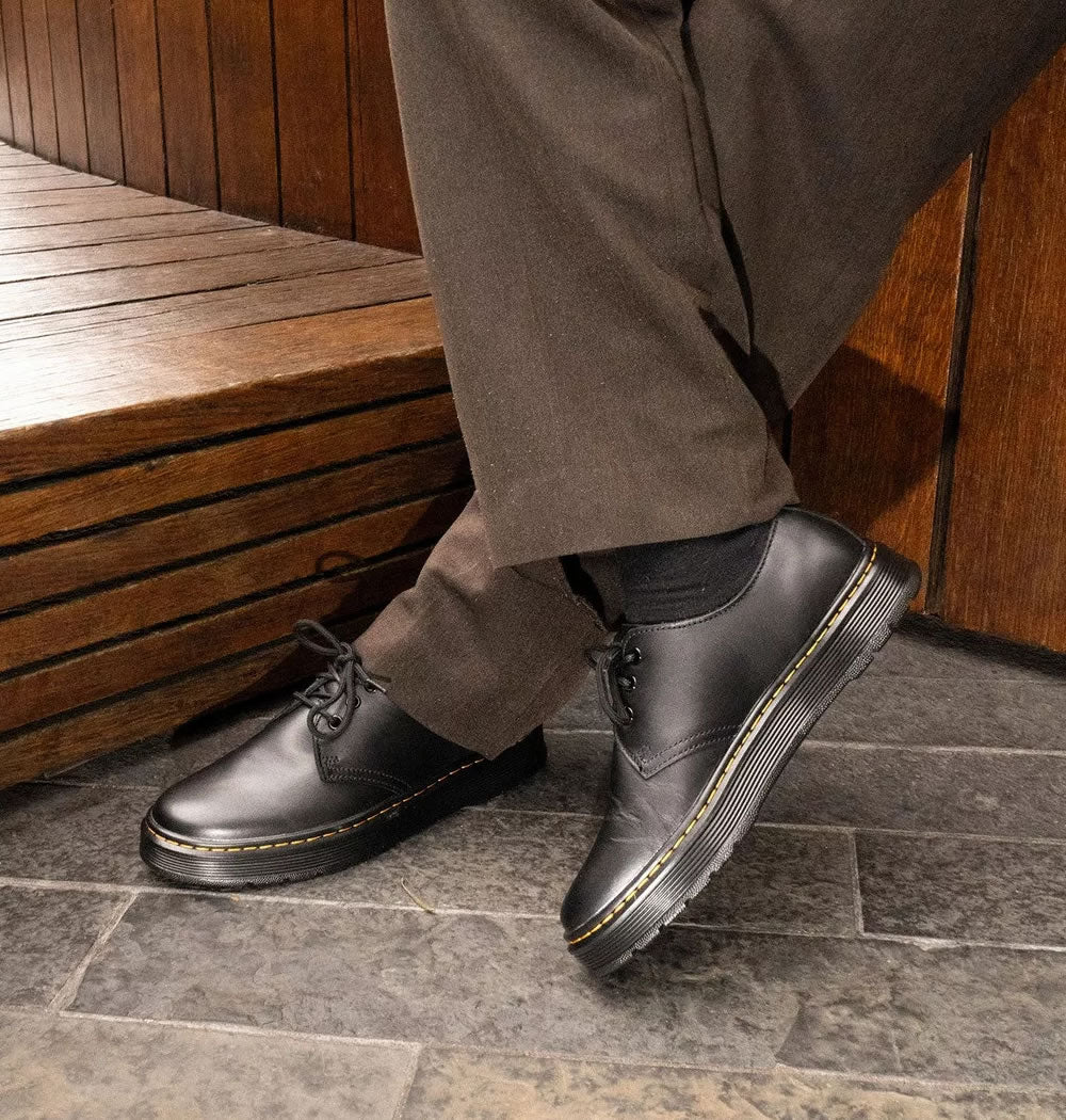 Brookline Lo - Black Leather