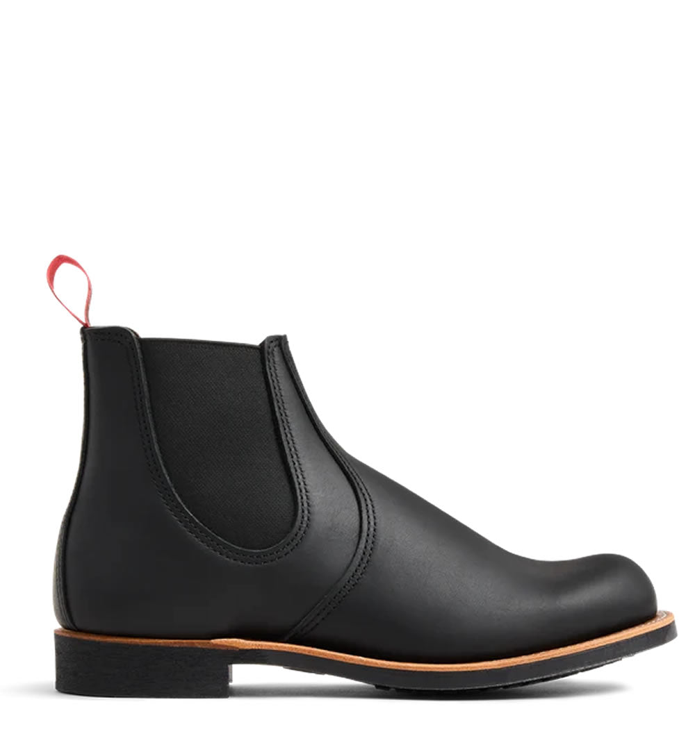 Red Wing 8224 Chelsea Rancher Leather Boots - Black Harness
