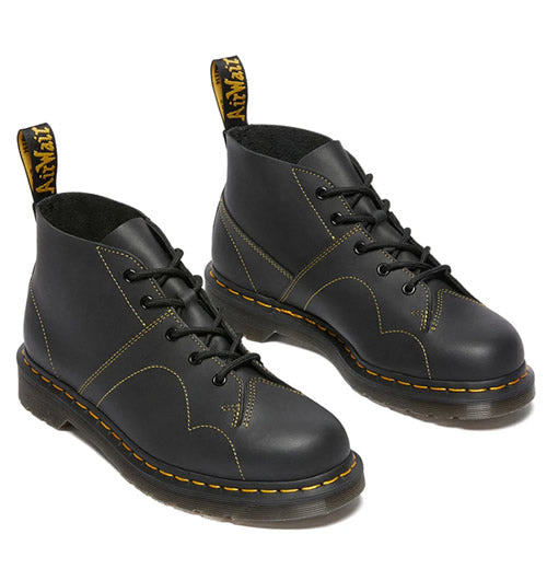 Church Monkey - Black Greasy Boots