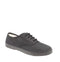 KBK Shoes - Black Lace-Up Plimsoll